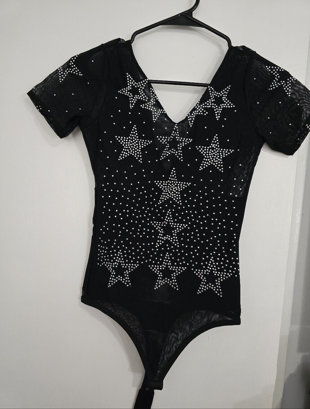 Black Star Studded Bodysuit